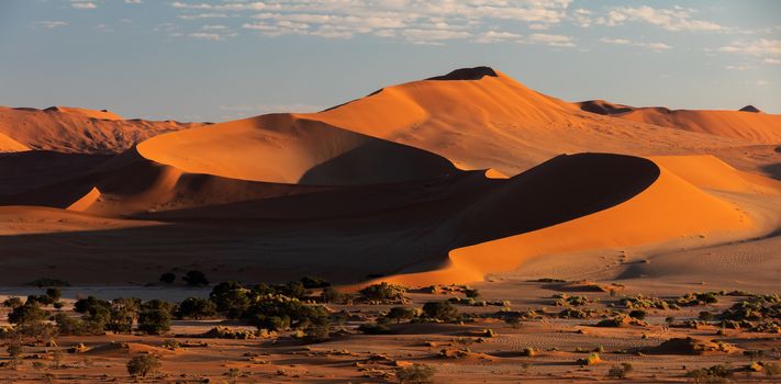 beautiful landscape Hidden Vlei in Namibia, Africa