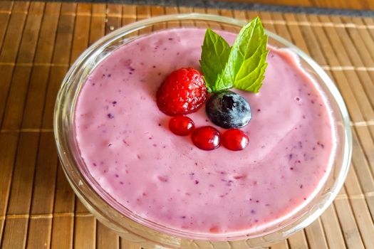  Low calorie food. Fresh healthy blueberries raspberries    