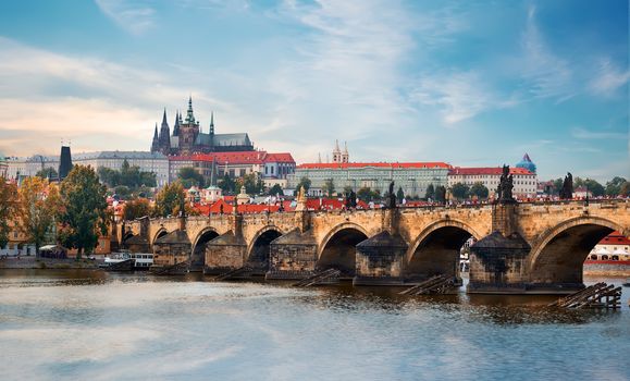 Ancient landmarks of Prague