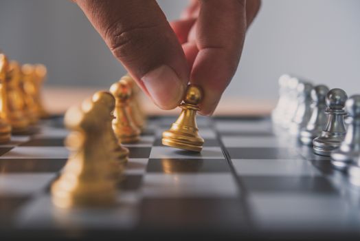 businessmen are using chess ideas - business planning ideas