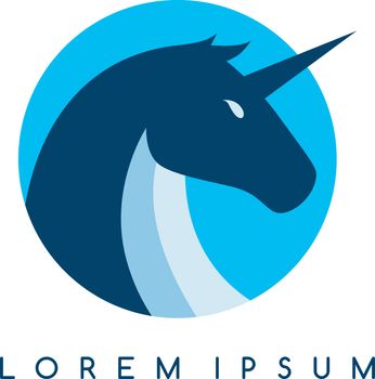 unicorn horse logo logotype
