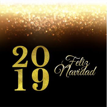 Golden New Year Background With Glitter