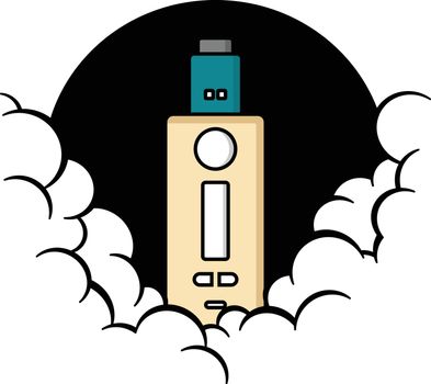 cloudy theme personal vaporizer vape e-cigarette