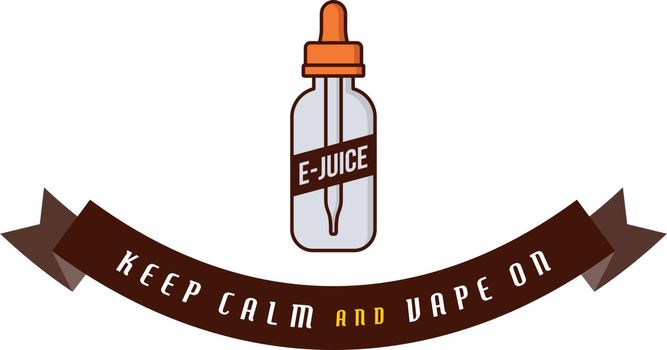 personal vaporizer e-cigarette e-juice liquid label badge