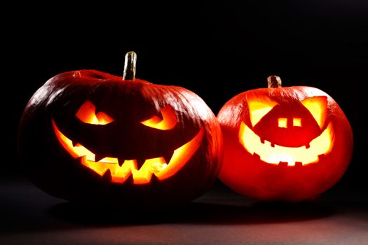 Halloween pumpkins jack-o-lantern