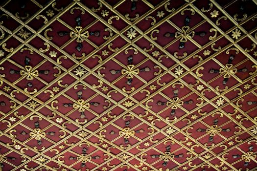 Geometric wooden art pattern of Ottoman