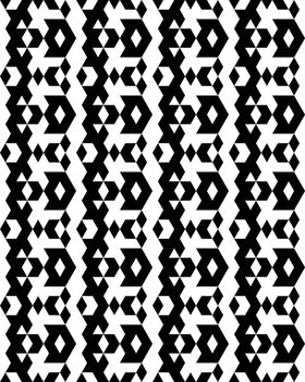 Seamless monochrome geometric patterns, design for packaging, print, covers, cards, wrapping, fabric, paper, interior