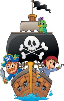 Image with pirate vessel theme 4