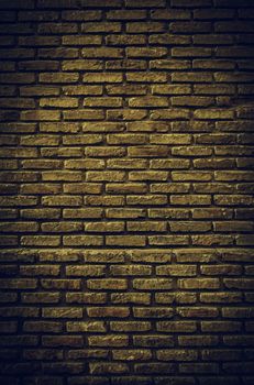 Fund damaged brick wall, detail of old bricks in the city, textured background