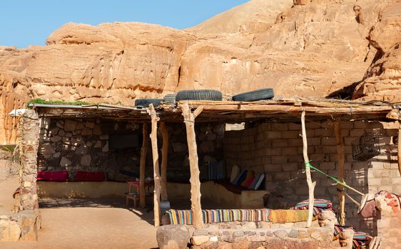 Bedouin hut in  Egypt