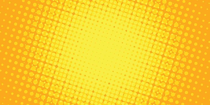 yellow halftone background