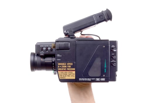 Analogue camcorder, isolated