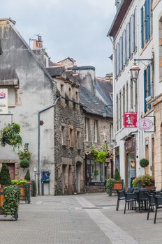Downtown Landerneau in Finistère