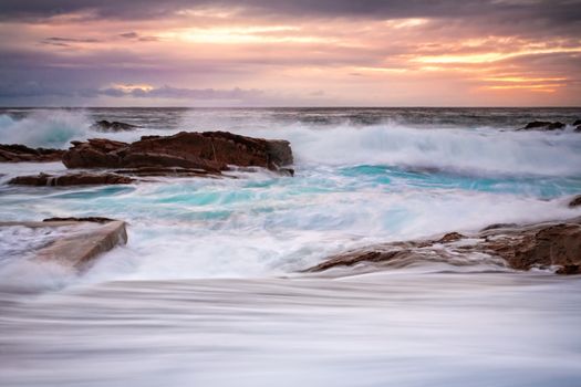 Rock Pool overflows in large swells