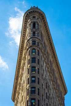 Close to Flat Iron building New York Manhattan stone and steel s