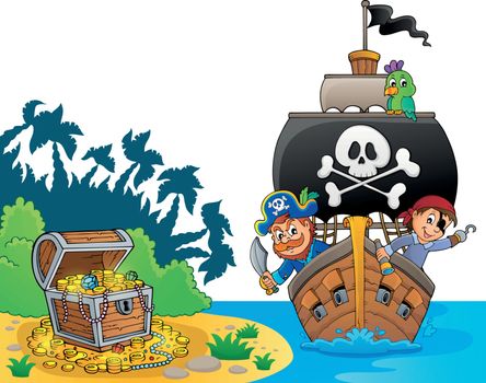 Image with pirate vessel theme 8