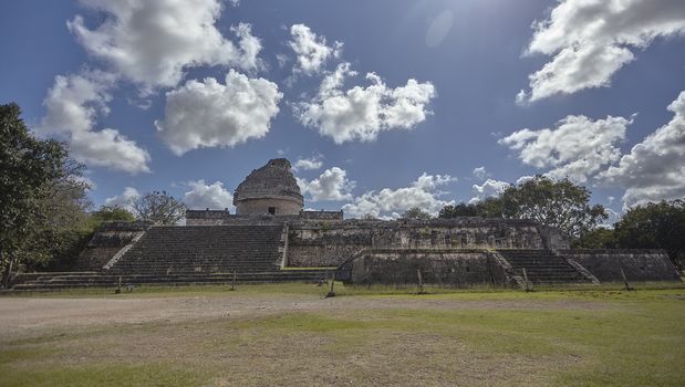 View of astronomical observatory of Chichen Itza #2