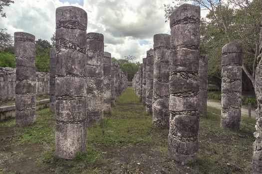 Column corridor of the Temple of the Warriors #2