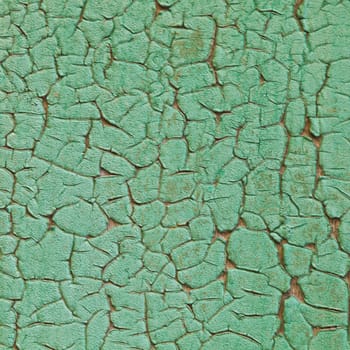 Old green painted grunge texture