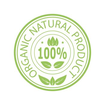 Green Stamp for Natural Organic Product