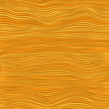 Orange Striped Pattern. Wavy Ribbons. Curvy Lines Texture.