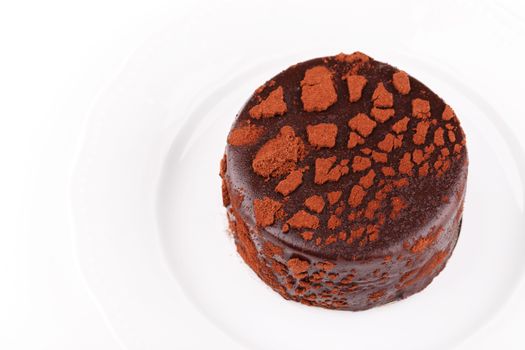 Chocolate mousse round cake