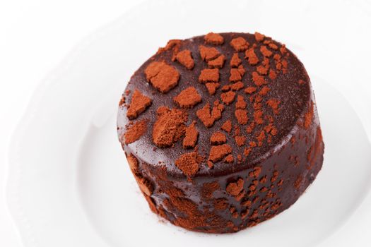 Chocolate mousse round cake