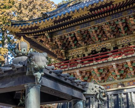The Toshogu Shrine in Nikko, Japan. 