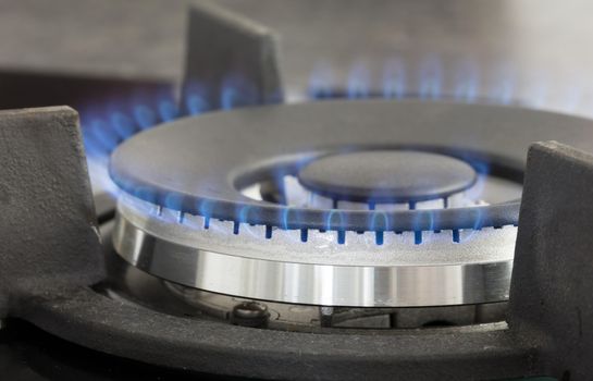 Modern stove, dutch gas