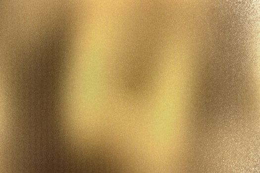 Abstract texture background, reflection polished gold metallic sheet