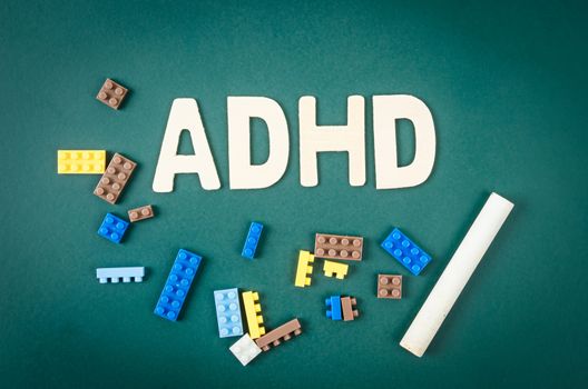 ADHD – attention deficit hyperactivity disorder concept.
