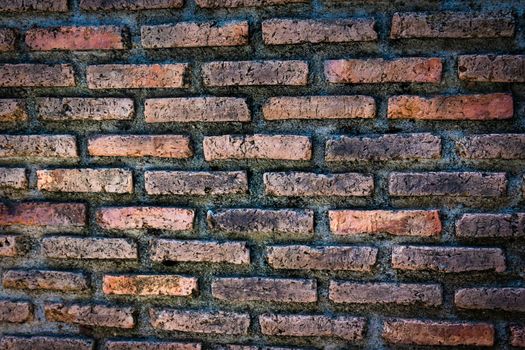 Old brick walls, brown background texture