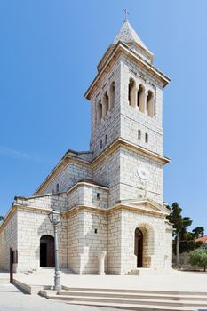 Pakostane, Croatia - Beautiful old church architecture at Pakost
