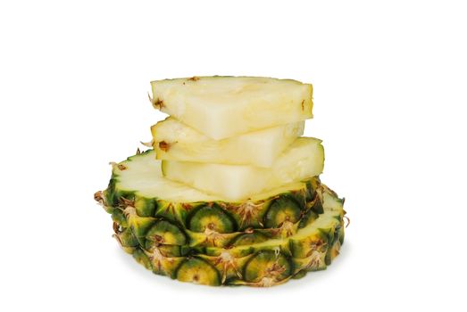 Sliced pineapple.