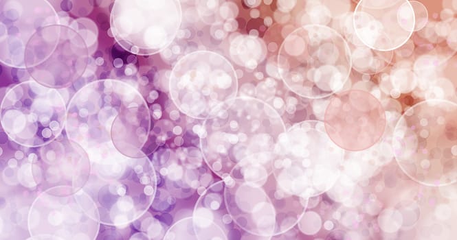 Background with a light pink and red bubbles.