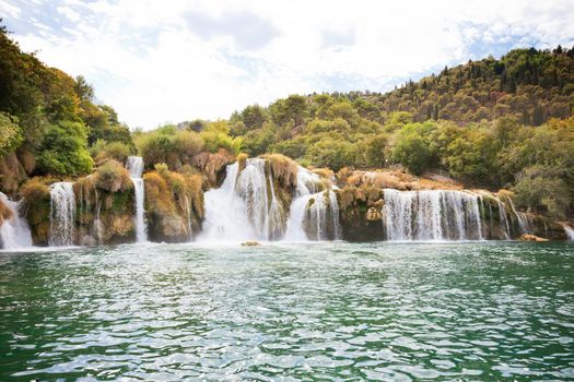Krka, Sibenik, Croatia - Enjoying the calming waterfalls of Krka