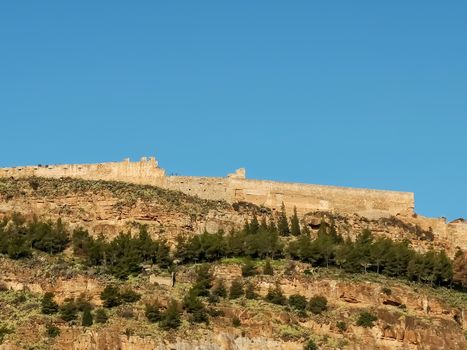 View of the old castle of Sagunto