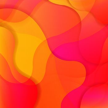 Colorful Bright Background With Line With Gradient Mesh, Vector Illustration