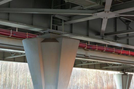support of the overpass of the western high-speed diameter - automobile highway