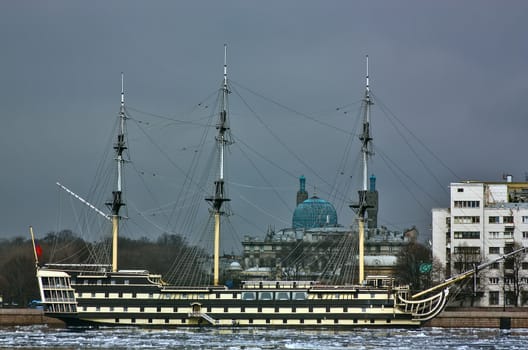 Frigate "Good fortune", Saint Petersburg,Russia