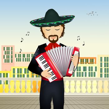 mariachi with accordion