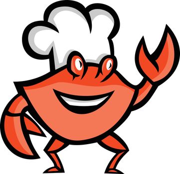 Cajun Crab Chef Mascot