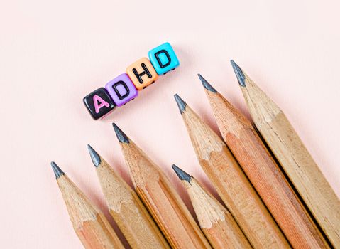 Attention Deficit Hyperactivity Disorder or ADHD concept.