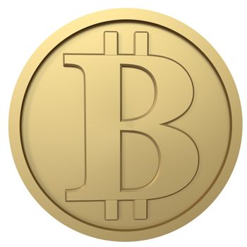 Bitcoin golden coin
