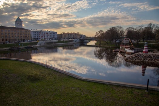 Jelgava Zemgale Latvija Latvia city river landscape