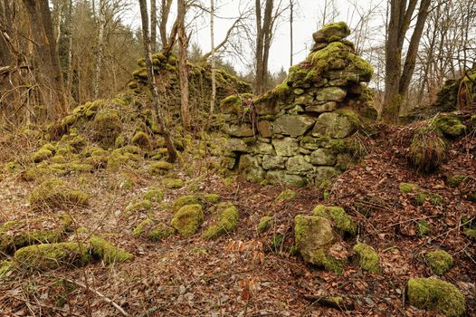 Very old stone walls 