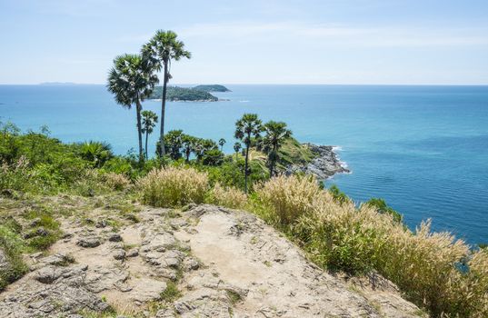 The landscape of the island of Phuket Thailand. Day 20 December 2018