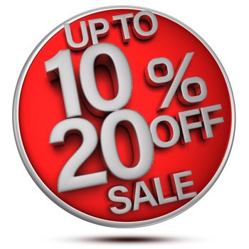Up to 10-20% off sale 3d.