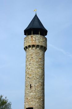 The Wartburg Castle tower in Freimersheim, Germany     der Wartburgturm bei Freimersheim,Deutschland