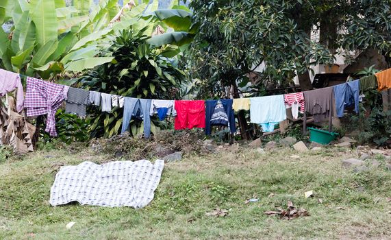 Laundry day in, Madagascar